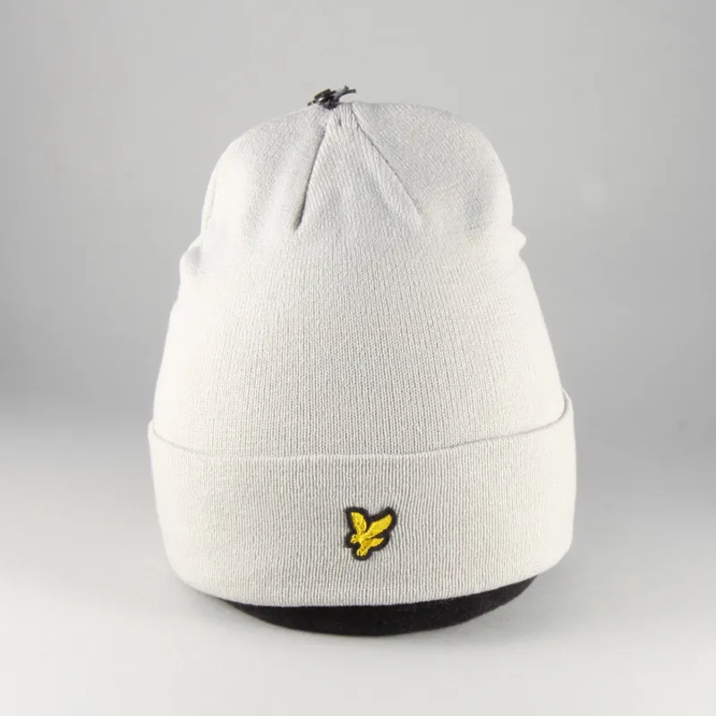 Lyle and Scott Beanie - Light Grey Marl 